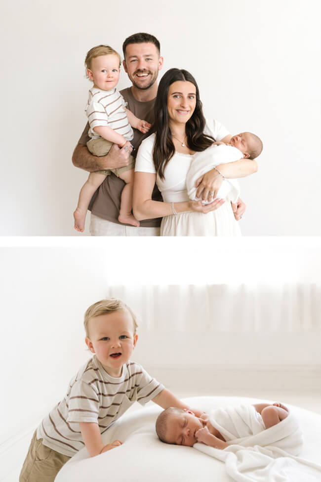 natural light professional studio photo of a newborn baby by Pamela Erwin Photography in glasgow